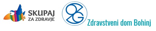 Logotip Skupaj za zdravje in logotip ZD Bohinj